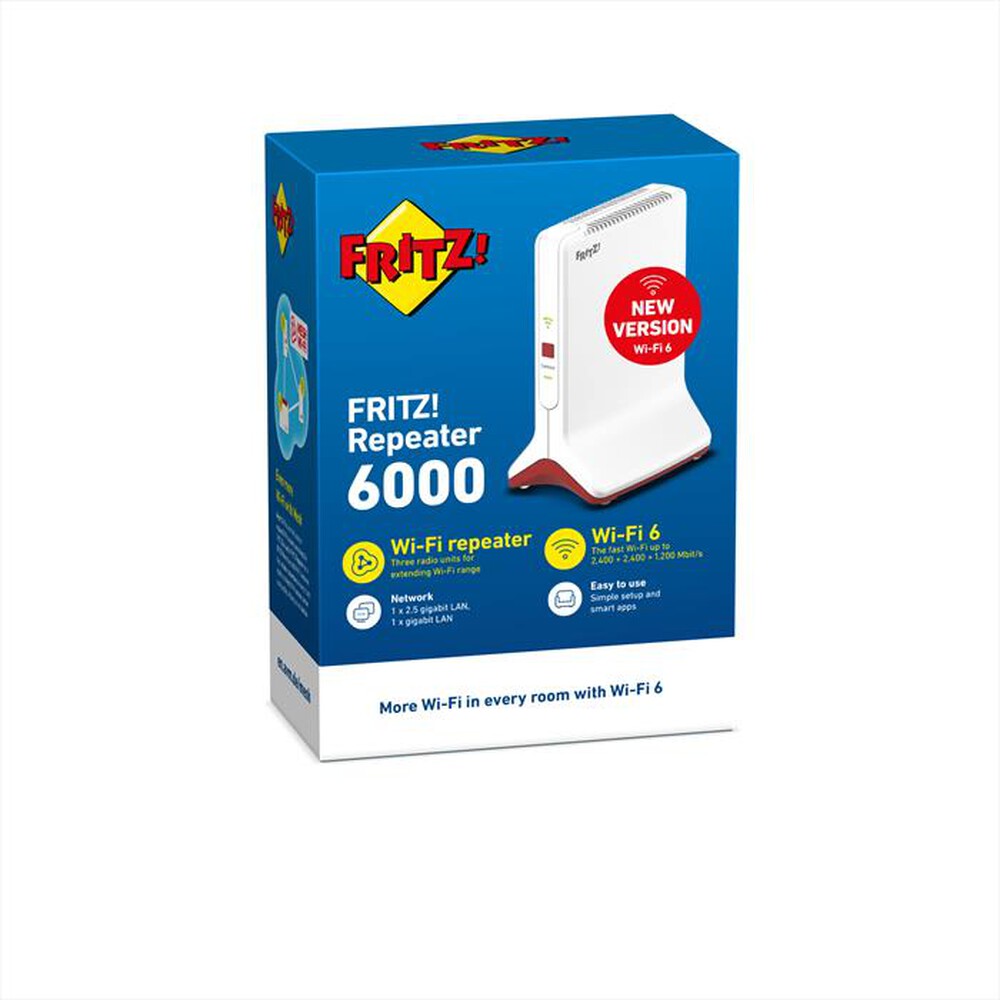 Immagine del prodotto FRITZ! - REPEATER 6000-Bianco / Rosso