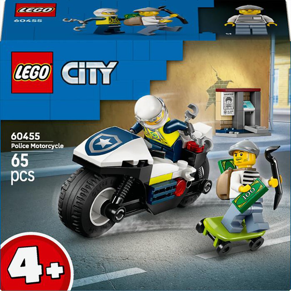 LEGO - CITY POLICE Inseguimento moto della Polizia 60455
