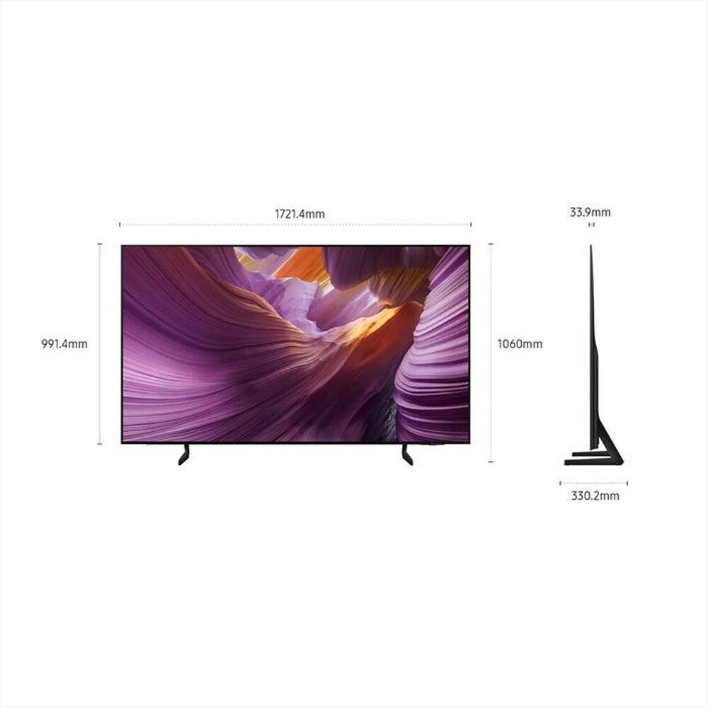 Immagine del prodotto SAMSUNG - Smart TV OLED UHD 4K 77" QE77S85FAEXZT-Graphite Black