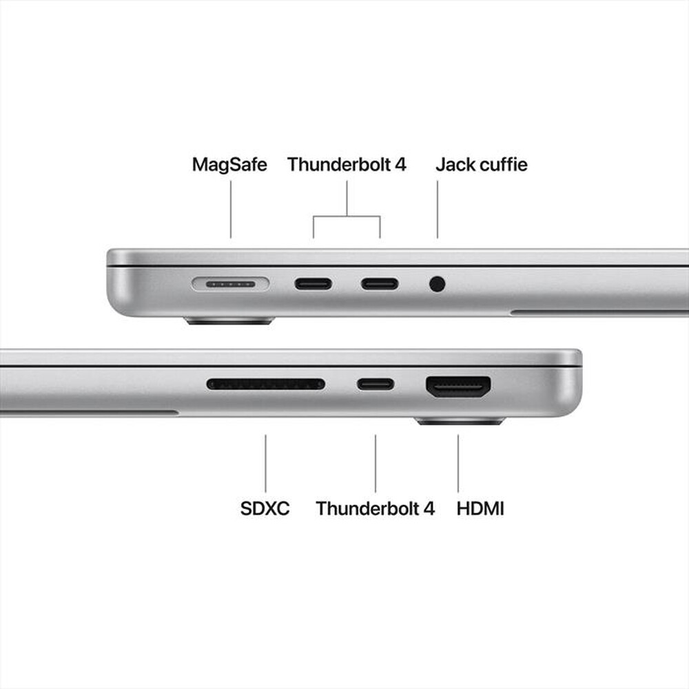Immagine del prodotto APPLE - MacBook Pro 14" M5 Core 10 CPU 10 GPU 16GB 1TB-Argento