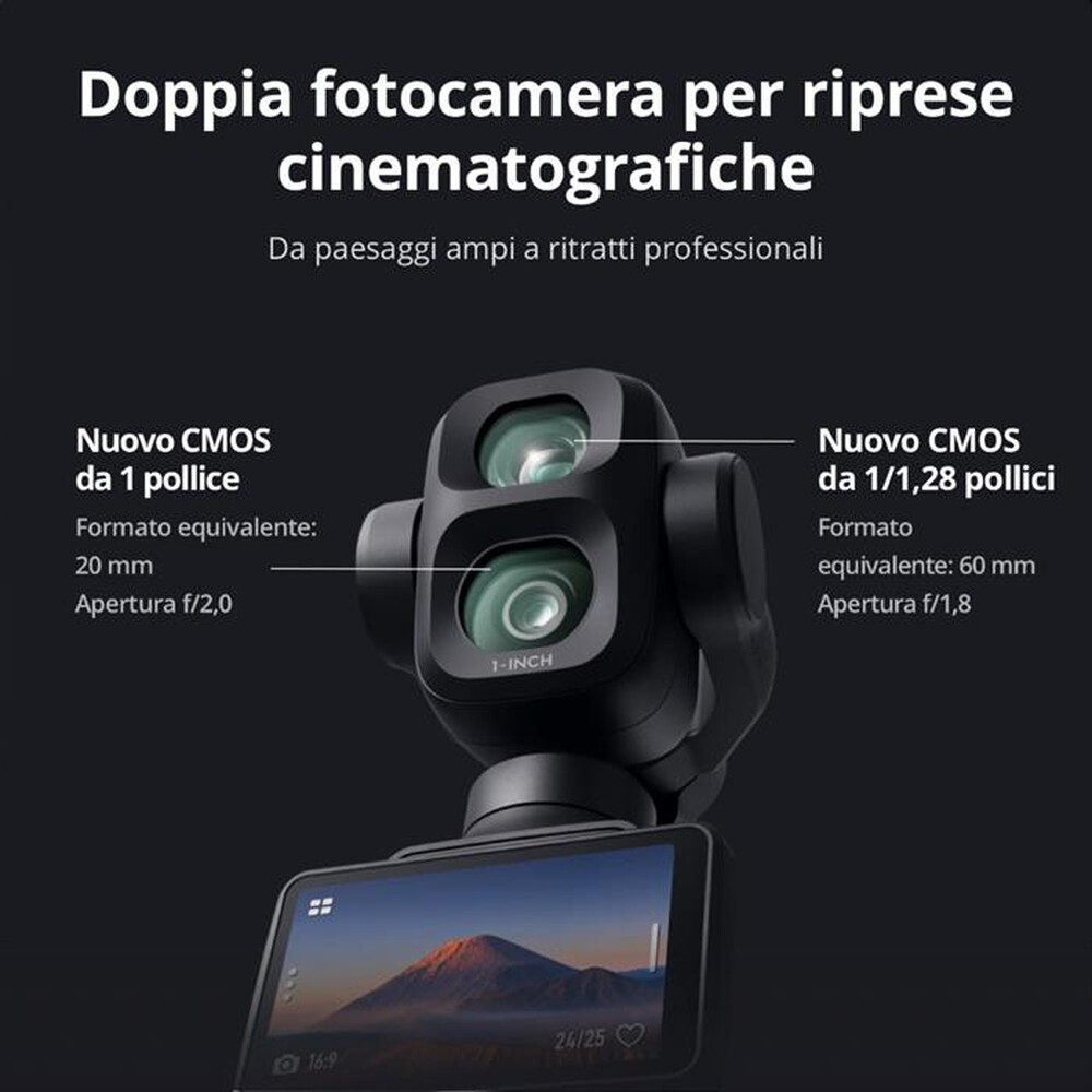 Immagine del prodotto DJI - Action cam OSMO POCKET 4P VLOG COMBO-NERA
