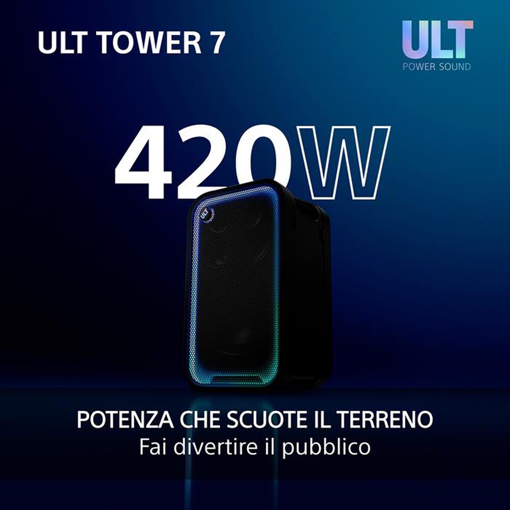 Immagine del prodotto SONY - Party Speaker bluetooth SRSULT700.CEL-Nero