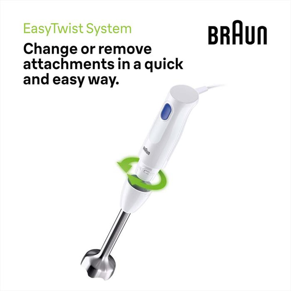 Immagine del prodotto BRAUN - Minipimer MultiQuick 1 MQ10.001M-Bianco