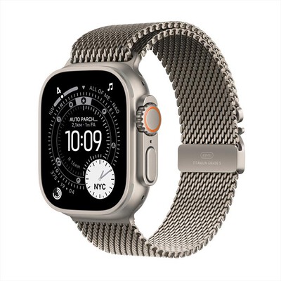 APPLE - Watch Ultra 3 GPS + Cellular 49mm Titanio Naturale-Loop Milanese Titanio - M