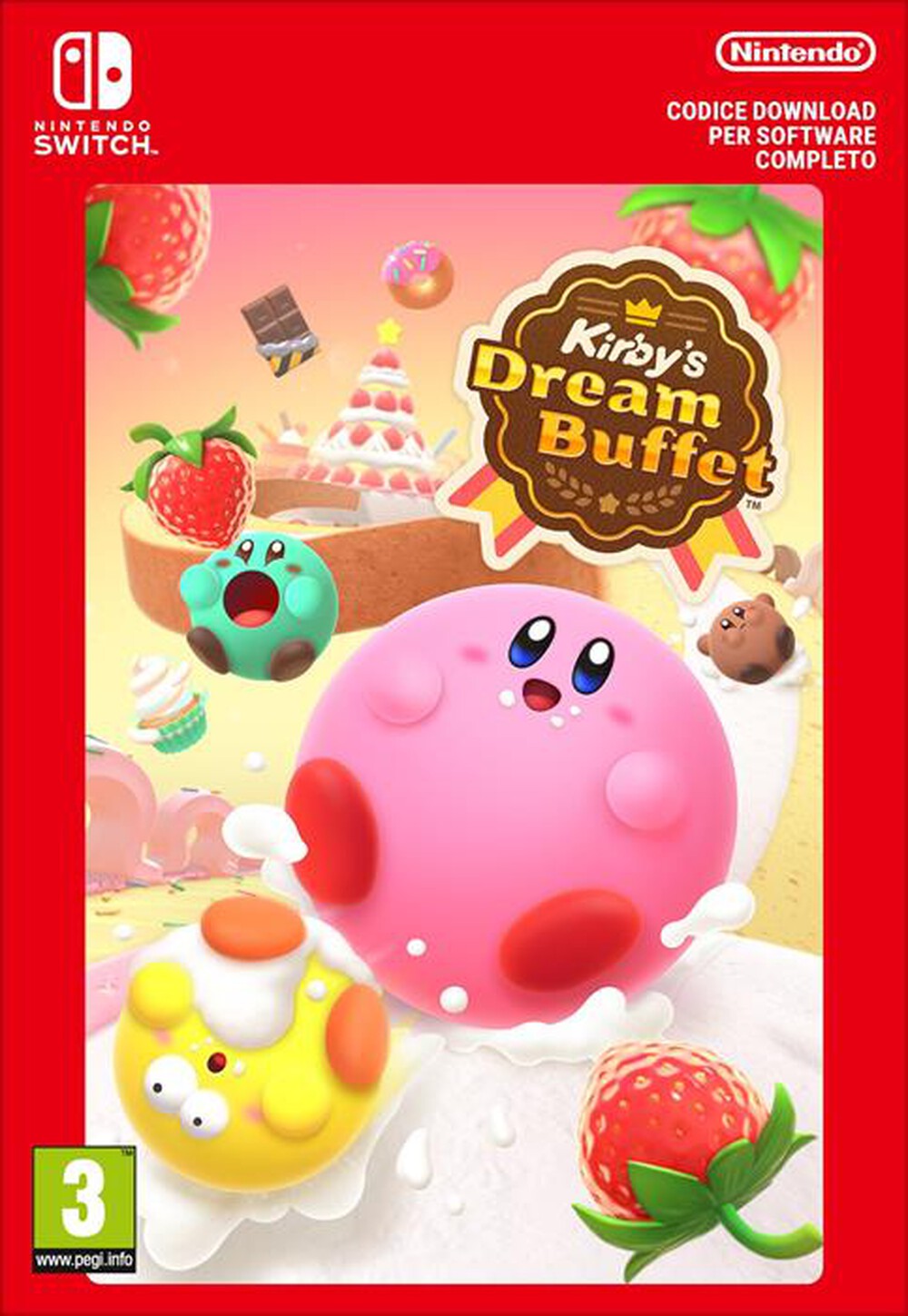Immagine del prodotto NINTENDO - KIRBY'S DREAM BUFFET - CODICE DOWNLOAD