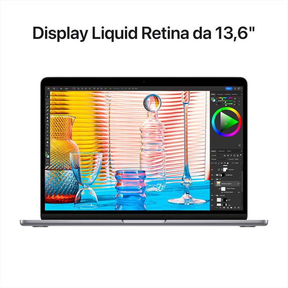 Immagine del prodotto APPLE - MacBook Air 13 M2 8-core CPU 10-core GPU 512GB SSD-Grigio Siderale