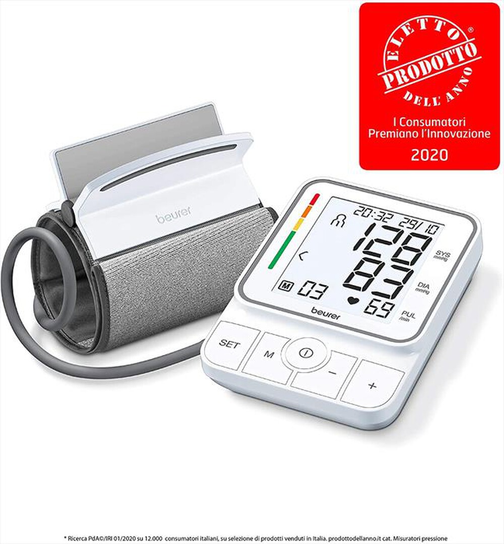 Immagine del prodotto BEURER - BM 51 easy Clip Misuratore di Pressione da braccio-Bianco