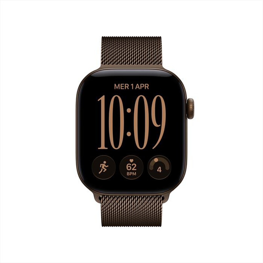 Immagine del prodotto APPLE - Watch Series 12 GPS 42mm Alluminio Bronzo Scuro-Loop milanese Bronzo scuro