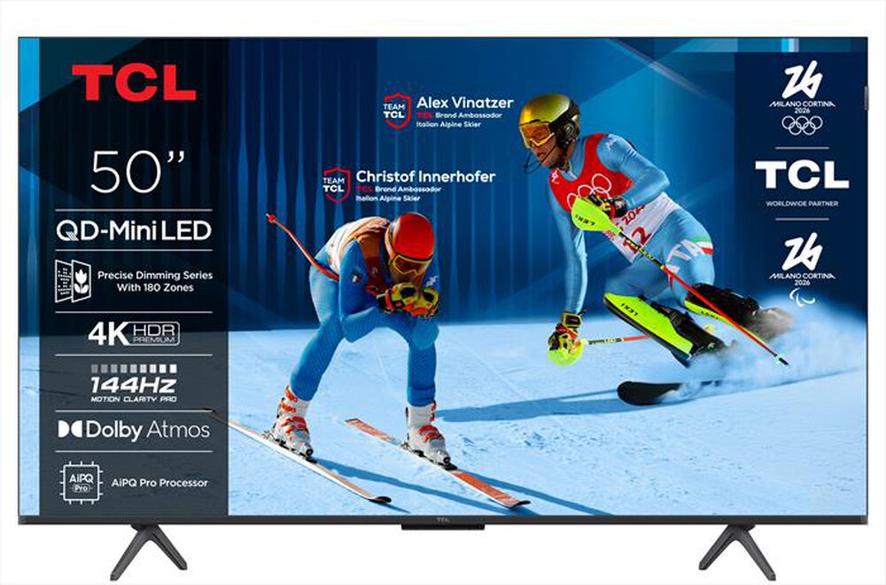 Immagine del prodotto TCL - Smart TV MINI LED 50" 50C69K-Metallico