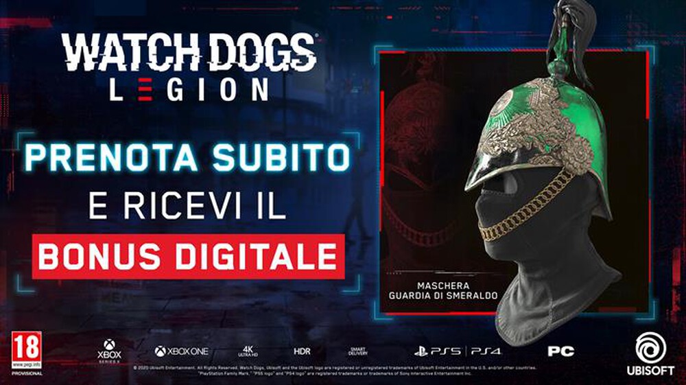 Immagine del prodotto UBISOFT - WATCH DOGS LEGION PS4