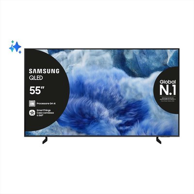 SAMSUNG - Smart TV Q-LED UHD 4K 55" QE55Q8FAAUXZT-Titan Gray