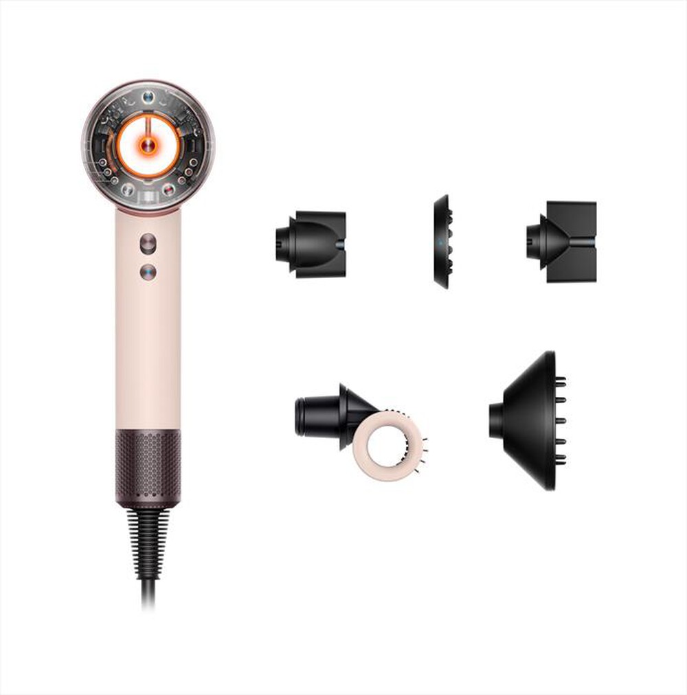 DYSON - Asciugacapelli Supersonic Nural Lisci/Mossi-Rosa Cipria/Oro Rosa