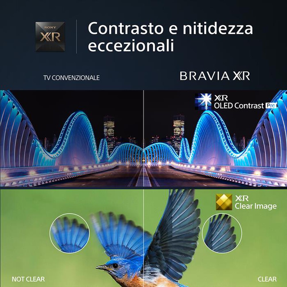 Immagine del prodotto SONY - Smart TV OLED UHD 4K 55" XR55A80LAEP-Nero
