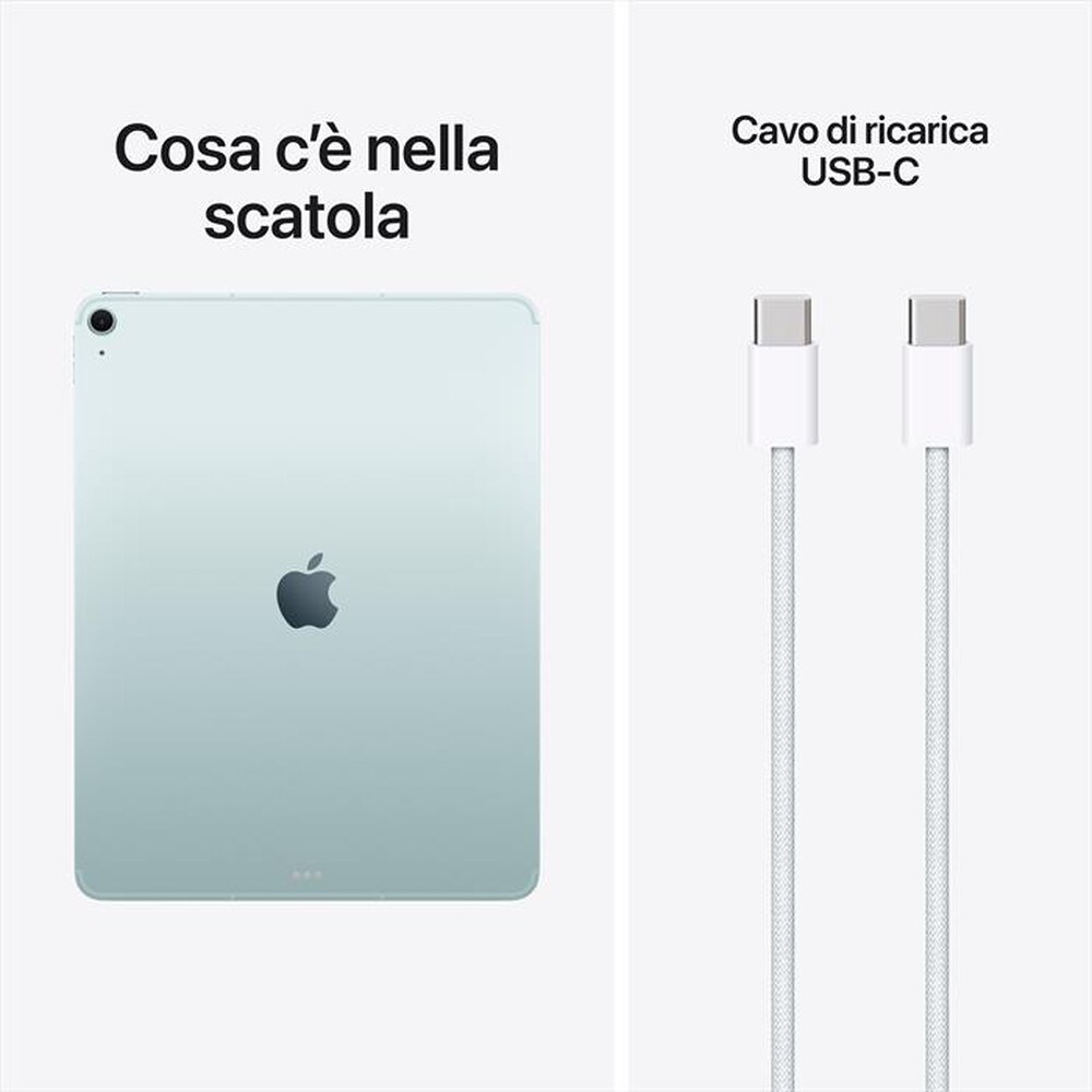 Immagine del prodotto APPLE - iPad Air 13" M4 WiFi + Cellular 128GB-Blu