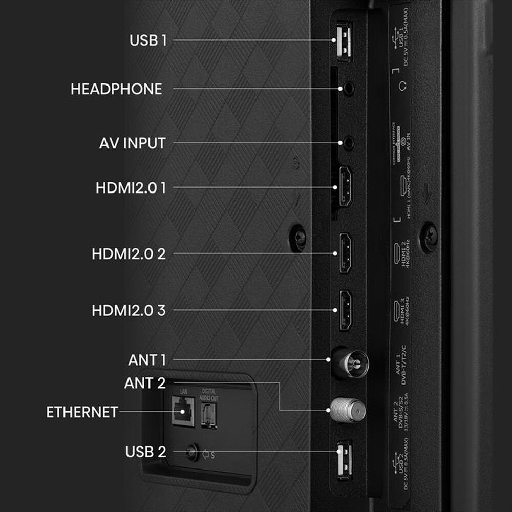 Immagine del prodotto HISENSE - Smart TV LED UHD 4K 75" 75A69K-Black