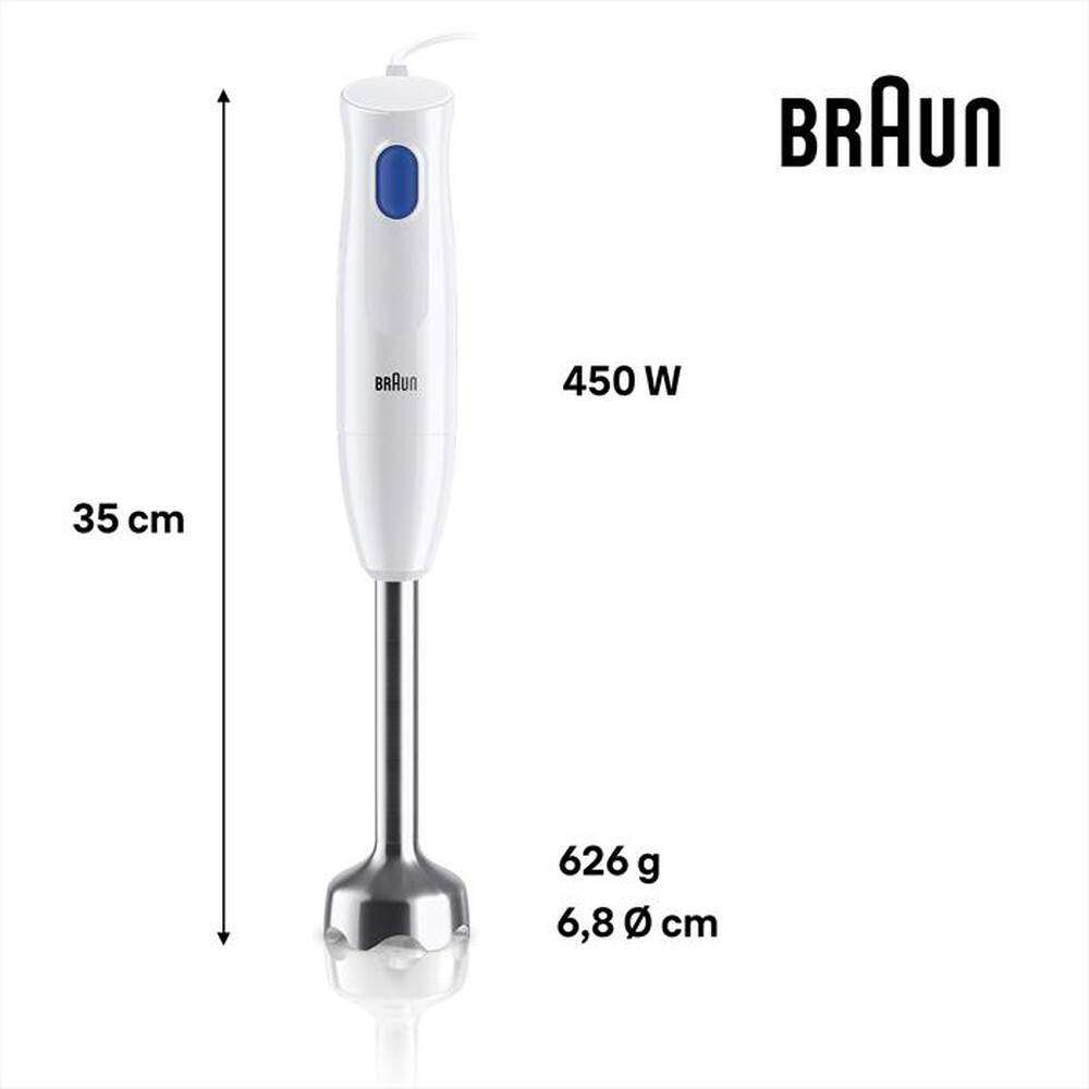 Immagine del prodotto BRAUN - Minipimer MultiQuick 1 MQ10.202MWH