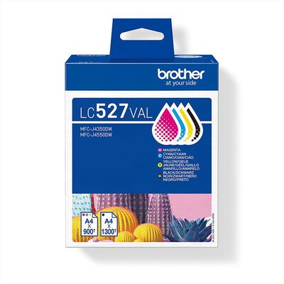BROTHER - Kit da 4 cartucce LC527VAL-Multicolore
