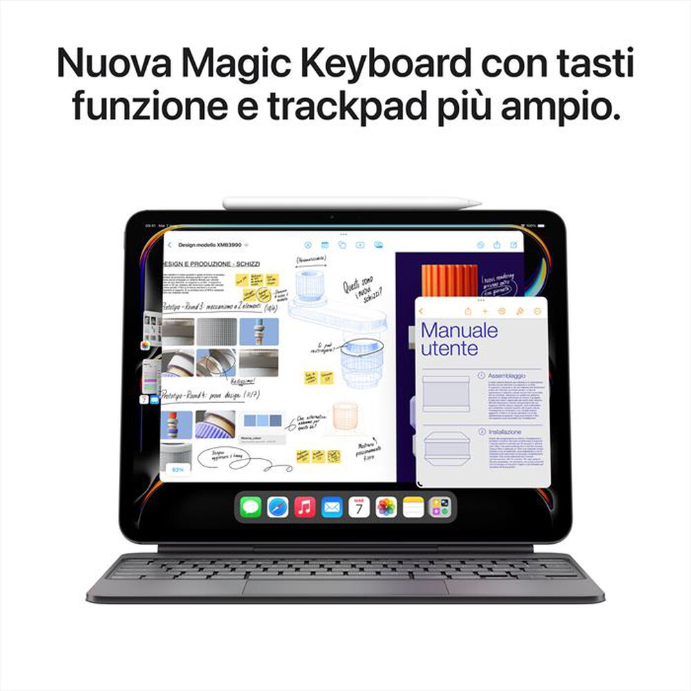 Immagine del prodotto APPLE - iPad Pro 13'' Wi-Fi + Cellular 2TB Nano-texture-NeroSiderale