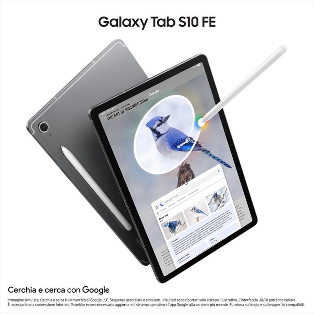 Immagine del prodotto SAMSUNG - Galaxy Tab S10 FE 8+128GB WiFi-Gray