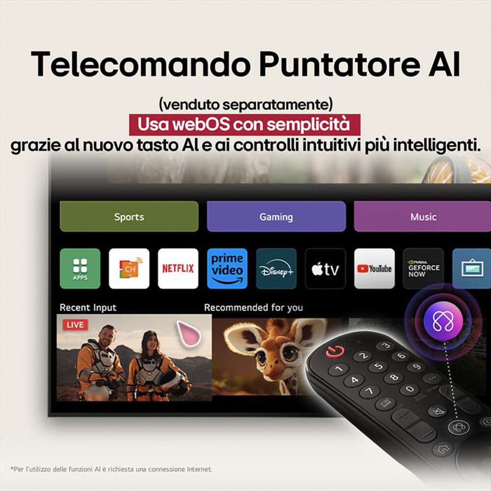 Immagine del prodotto LG - Smart TV LED UHD 4K 75" 75UA75006LA-Nero
