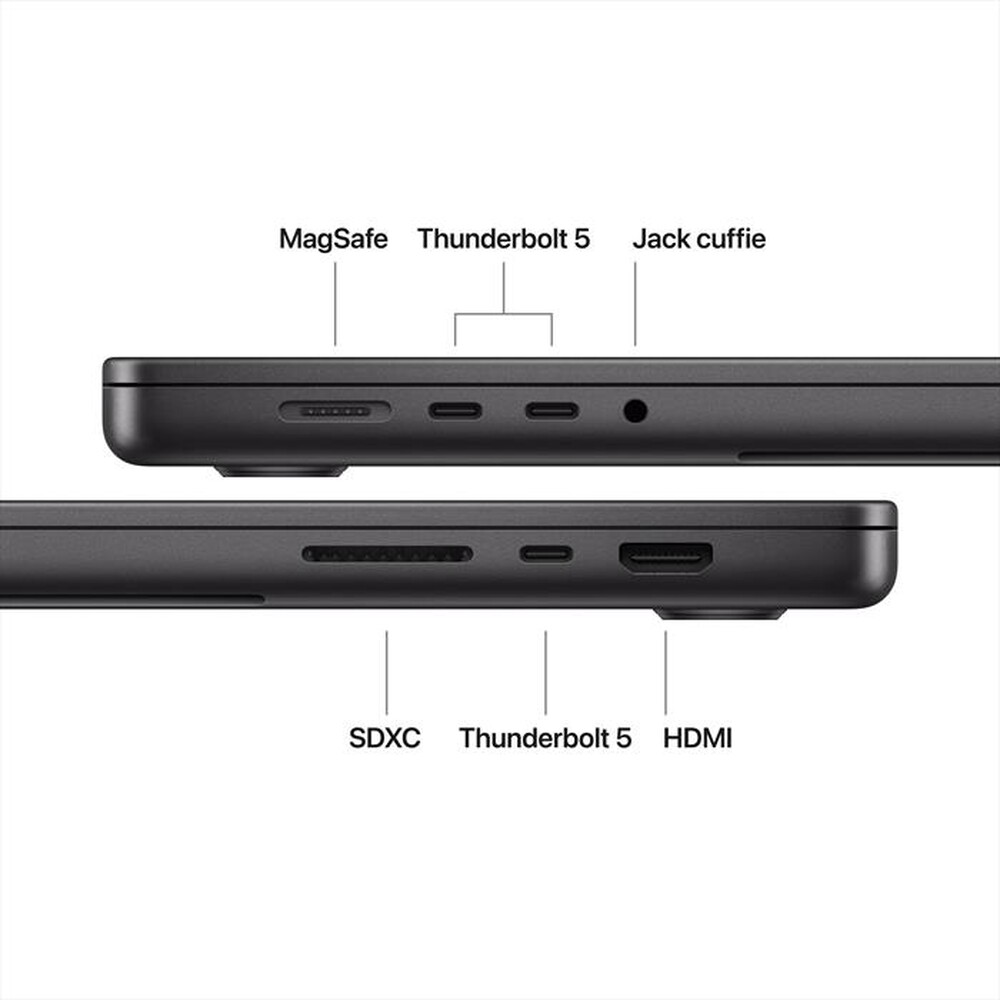 Immagine del prodotto APPLE - MacBook Pro 16" M5 Max Core 18 CPU 40 GPU 48GB 2TB-Nero siderale