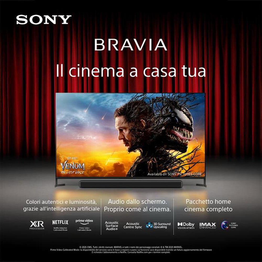 Immagine del prodotto SONY - SMART TV BRAVIA XR QD-OLED 4K 55" K55XR8M25BP.CEI-Nero