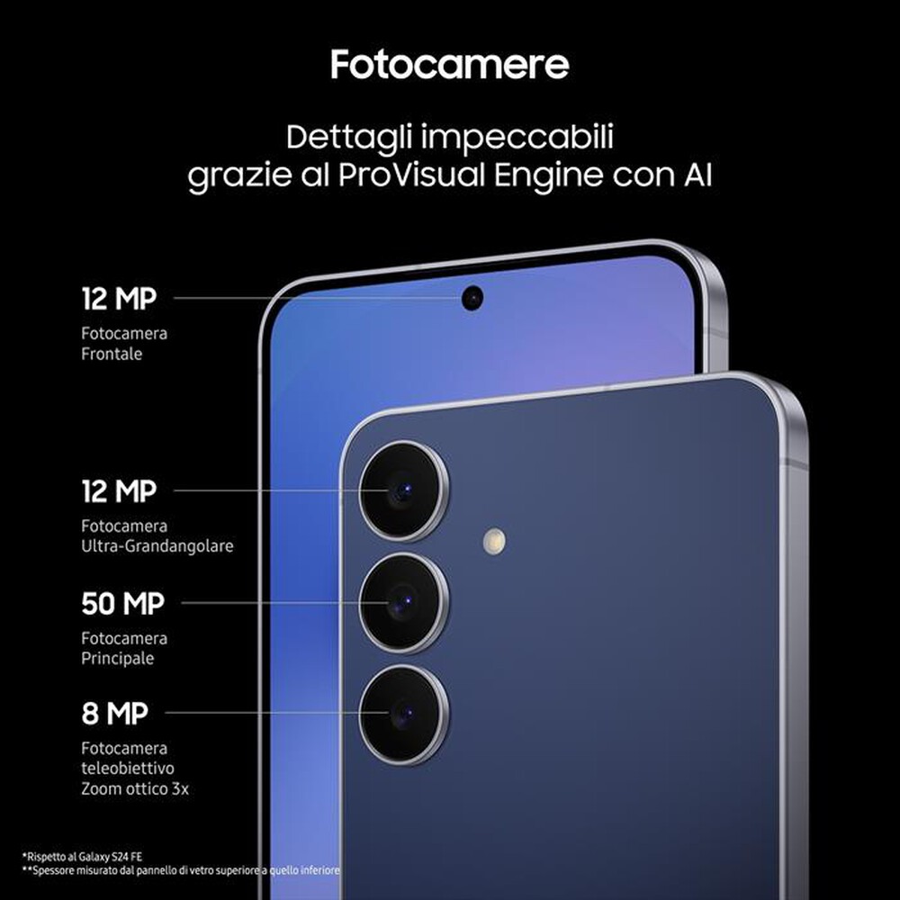 Immagine del prodotto VODAFONE - SAMSUNG Galaxy S25 FE 5G 256GB-Jet Black