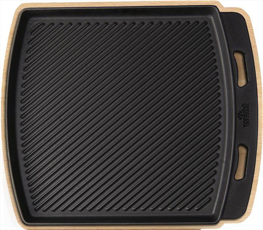 Immagine del prodotto WITT - PADELLA DUE LATI CON BASE IN LEGNO-Black