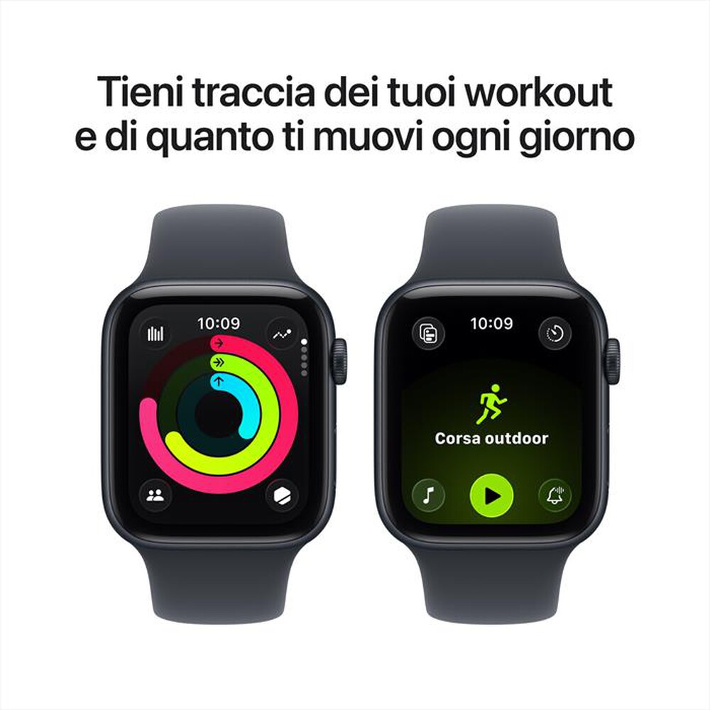 Immagine del prodotto APPLE - Watch SE 3 GPS 44mm Alluminio-Sport Band Mezzanotte - M/L