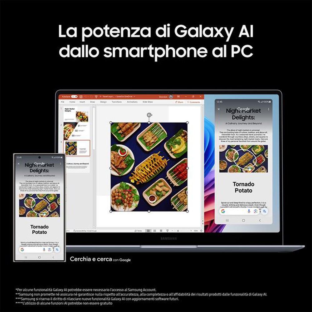 Immagine del prodotto SAMSUNG - Notebook GALAXY BOOK4 EDGE 15.6" (SNAP. X)-Sapphire Blue