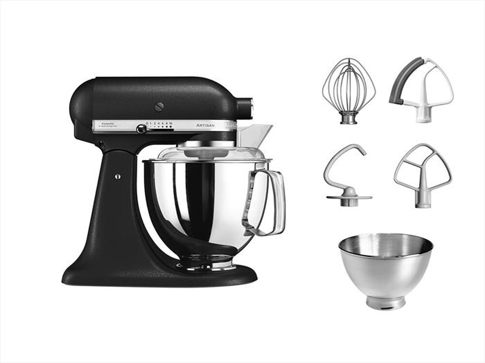 Immagine del prodotto KITCHENAID - 5KSM175PSEBK Artisan-GHISA NERO/ZINCO PRESSOFUSO