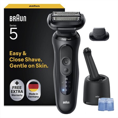 BRAUN - Rasoio SERIES 5 52-N7200CC-NERO