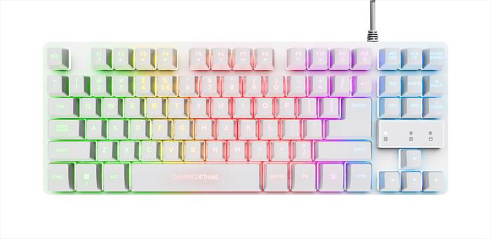 Immagine del prodotto TRUST - Tastiera GXT833W THADO TKL-White