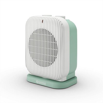 OLIMPIA SPLENDID - Termoventilatore compatto CALDO FUNKY-Bianco e verde salvia