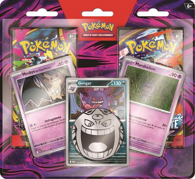 POKEMON - Blister 2 Buste Gengar, Marshadow e Mimikyu