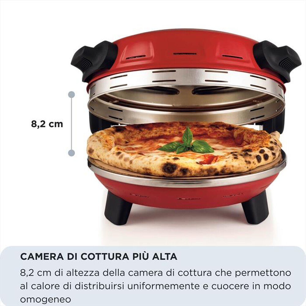 Immagine del prodotto ARIETE - 934 PIZZERIA GOURMET FORNO PIZZA 1500W-Rosso