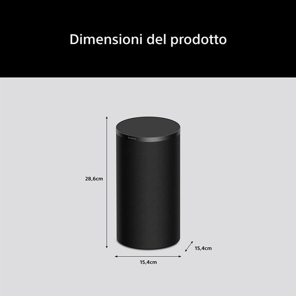 Immagine del prodotto SONY - Diffusori posteriori wireless SARS9.CEJ-Nero