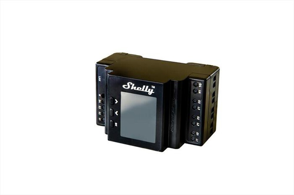 SHELLY - Interruttore rel&egrave; PRO 4PM-Black