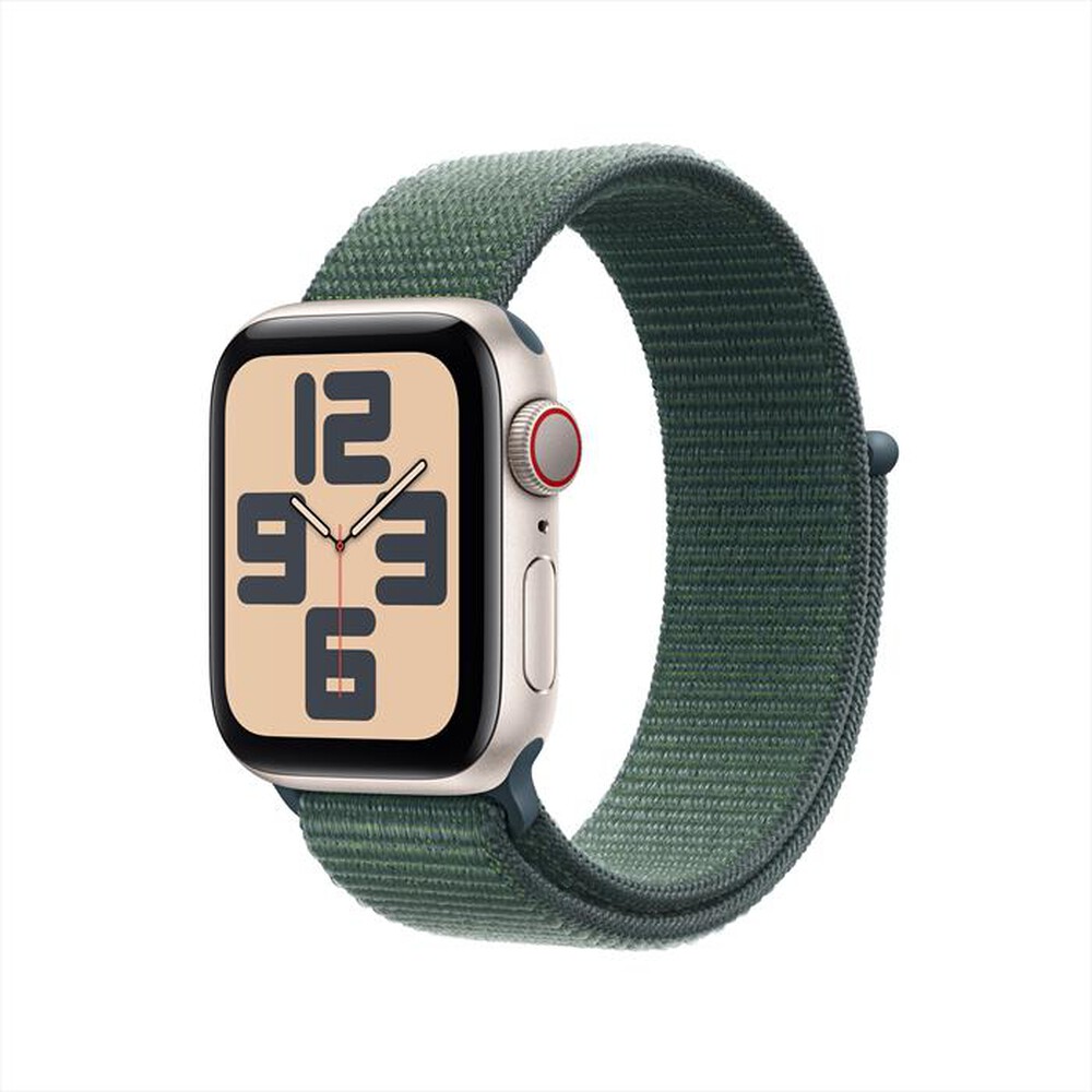 Immagine del prodotto APPLE - Watch SE GPS + Cellular 40mm Cassa Alluminio-Galassia - Sport Loop Verde