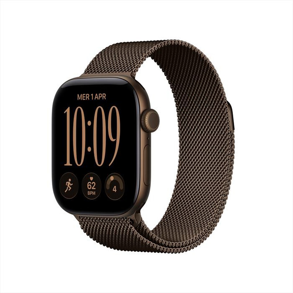 Immagine del prodotto APPLE - Watch Series 12 GPS 42mm Alluminio Bronzo Scuro-Loop milanese Bronzo scuro