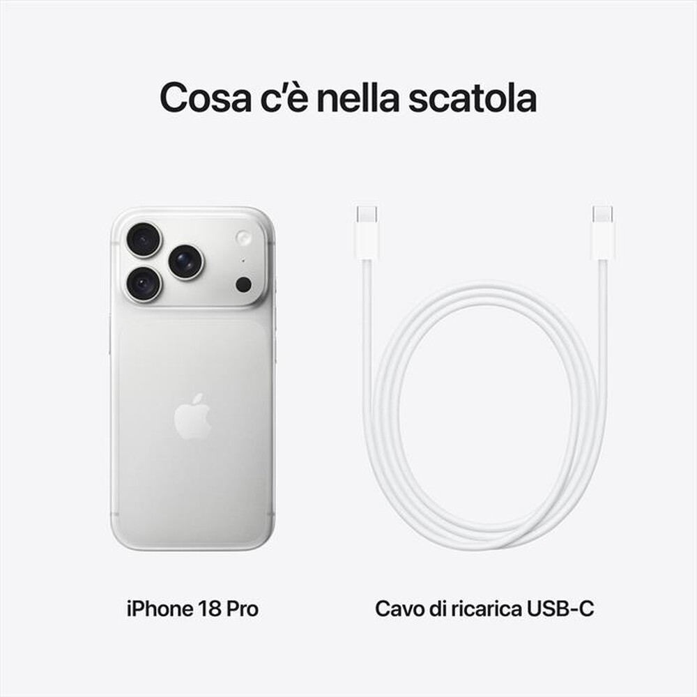 Immagine del prodotto APPLE - iPhone 18 Pro 256GB-Argento