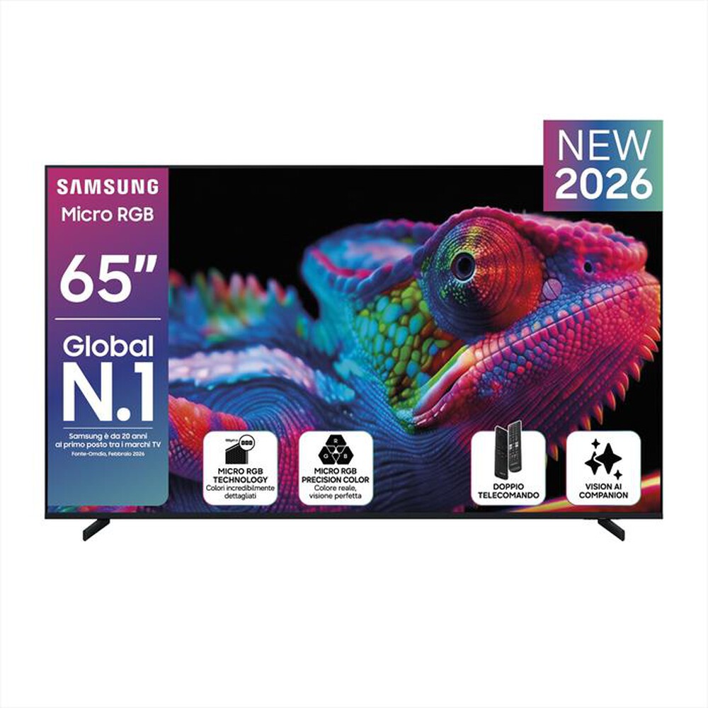 Immagine del prodotto SAMSUNG - Smart TV Micro LED RGB 4K AI 65" MRE65R85HAUXZT-Titan Black