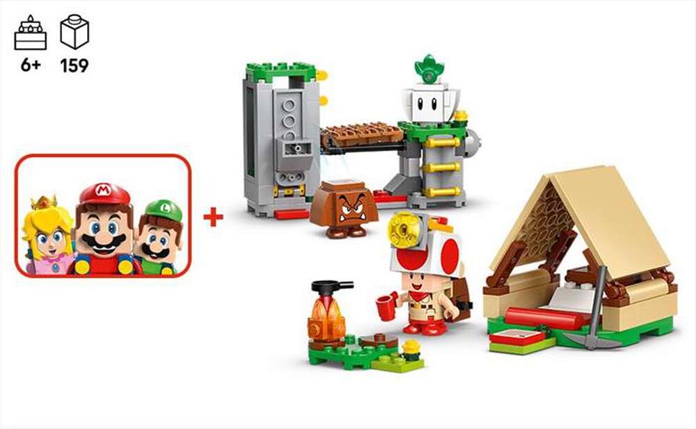 Immagine del prodotto LEGO - SUPER MARIO In campeggio con Capitan Toad 72040