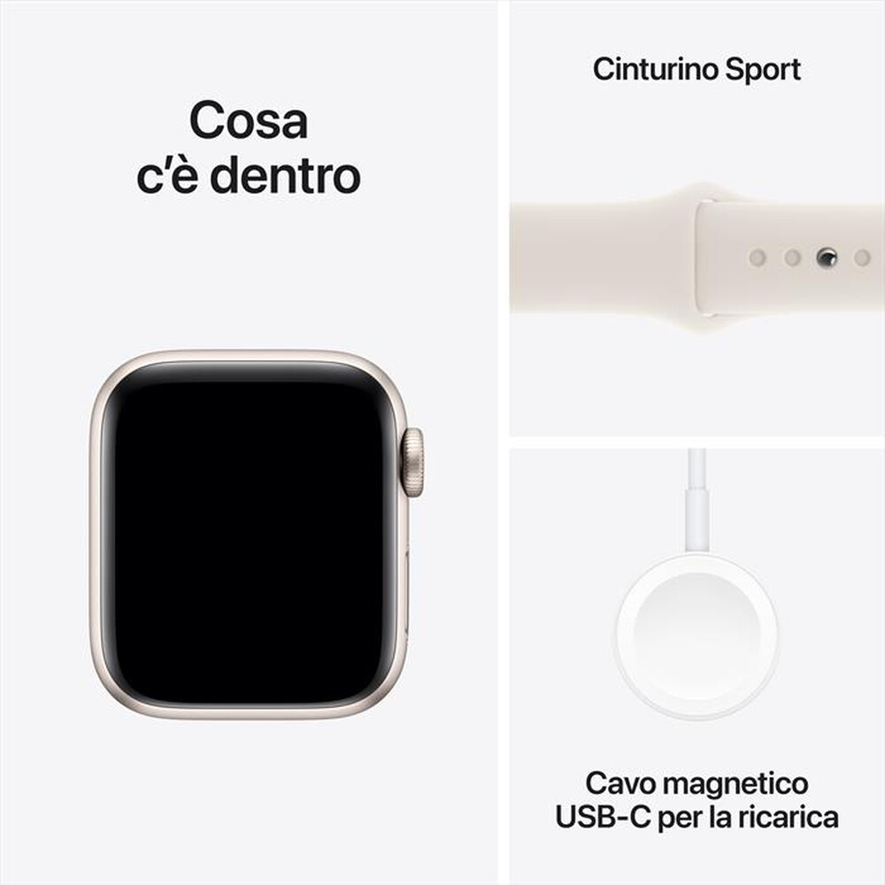 Immagine del prodotto APPLE - Watch SE GPS + Cellular 40mm Cassa Alluminio-Galassia Sport Band Galassia L