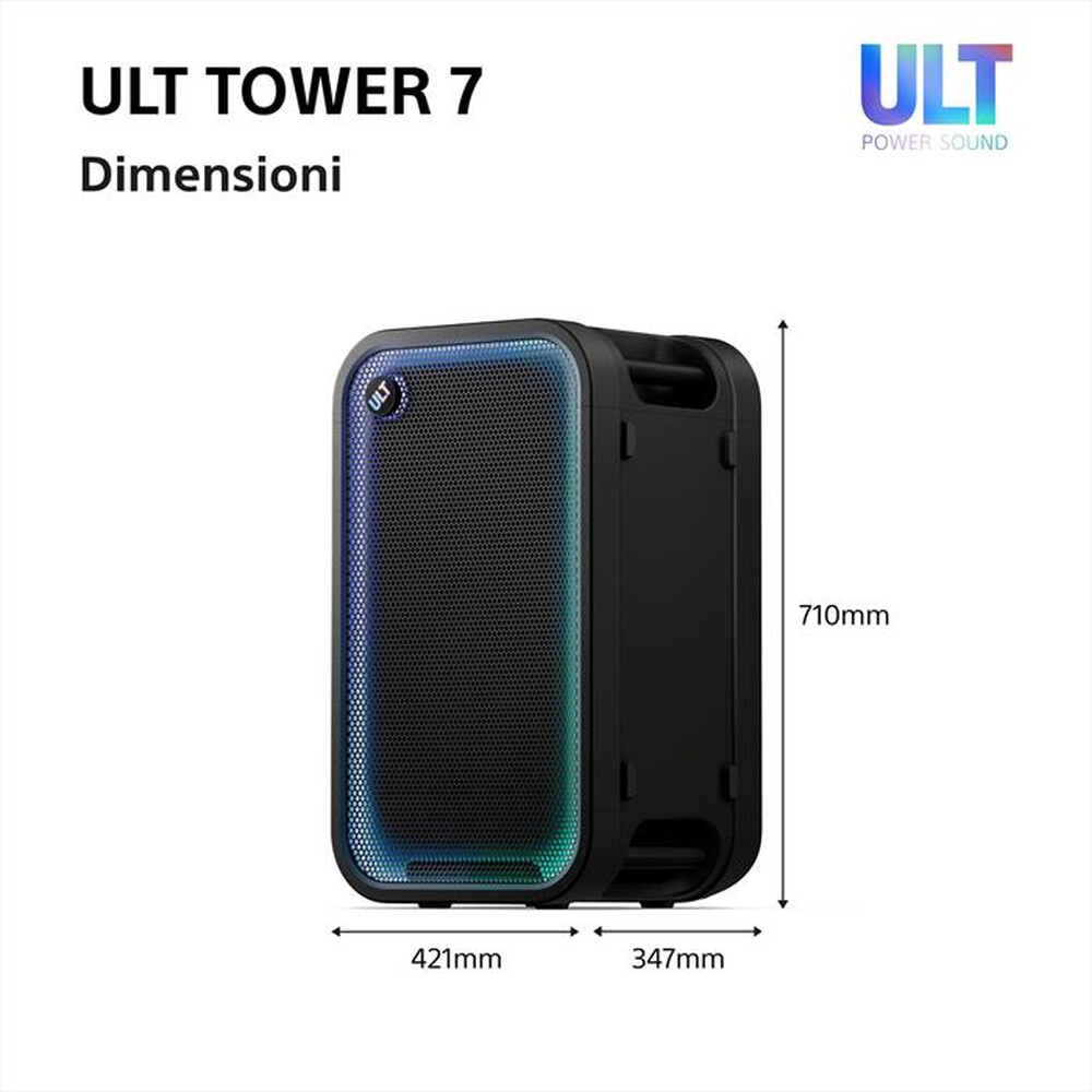 Immagine del prodotto SONY - Party Speaker bluetooth SRSULT700.CEL-Nero