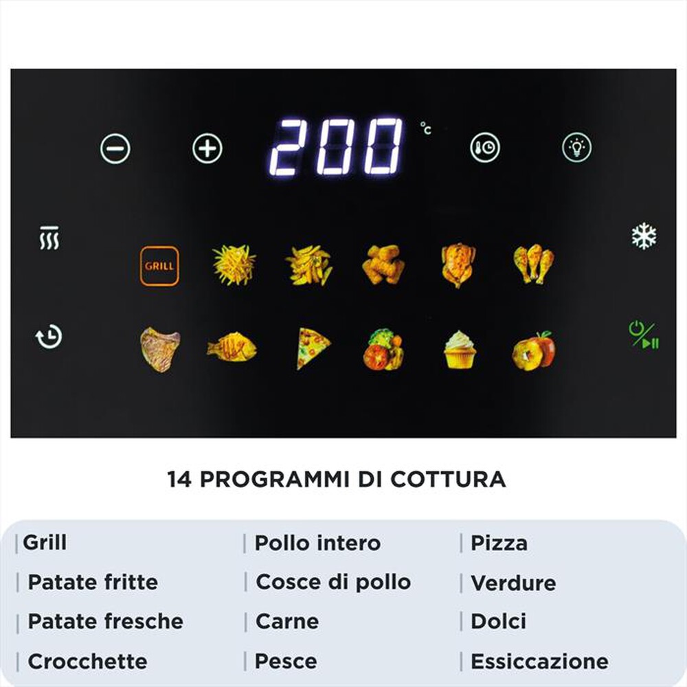 Immagine del prodotto ARIETE - 4642 FRIGGITRICE AD ARIA 10L DIGITAL-Nero