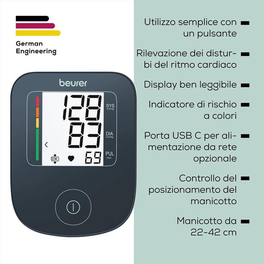 Immagine del prodotto BEURER - Misuratore di pressione BM 23 LIMITED EDITION 2026-Nero
