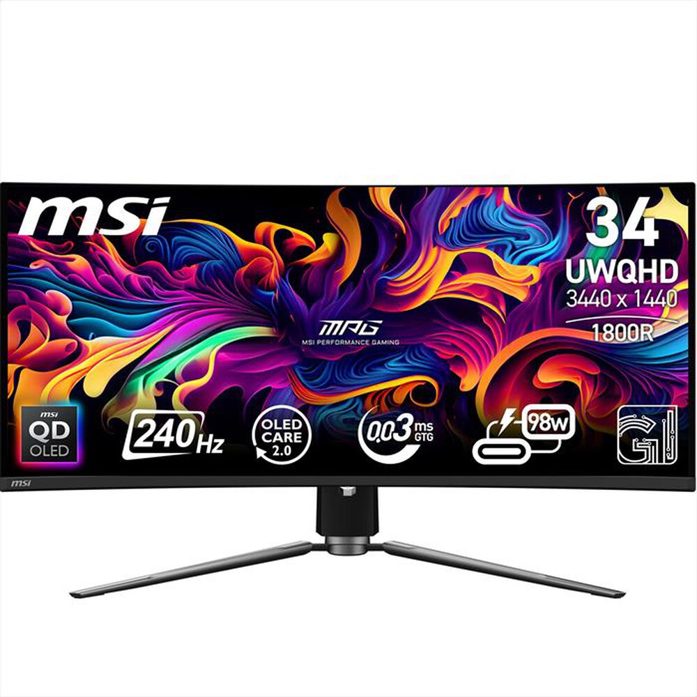 Immagine del prodotto MSI - Monitor LED 34,18" MPG 341CQPX QD-OLED-Nero