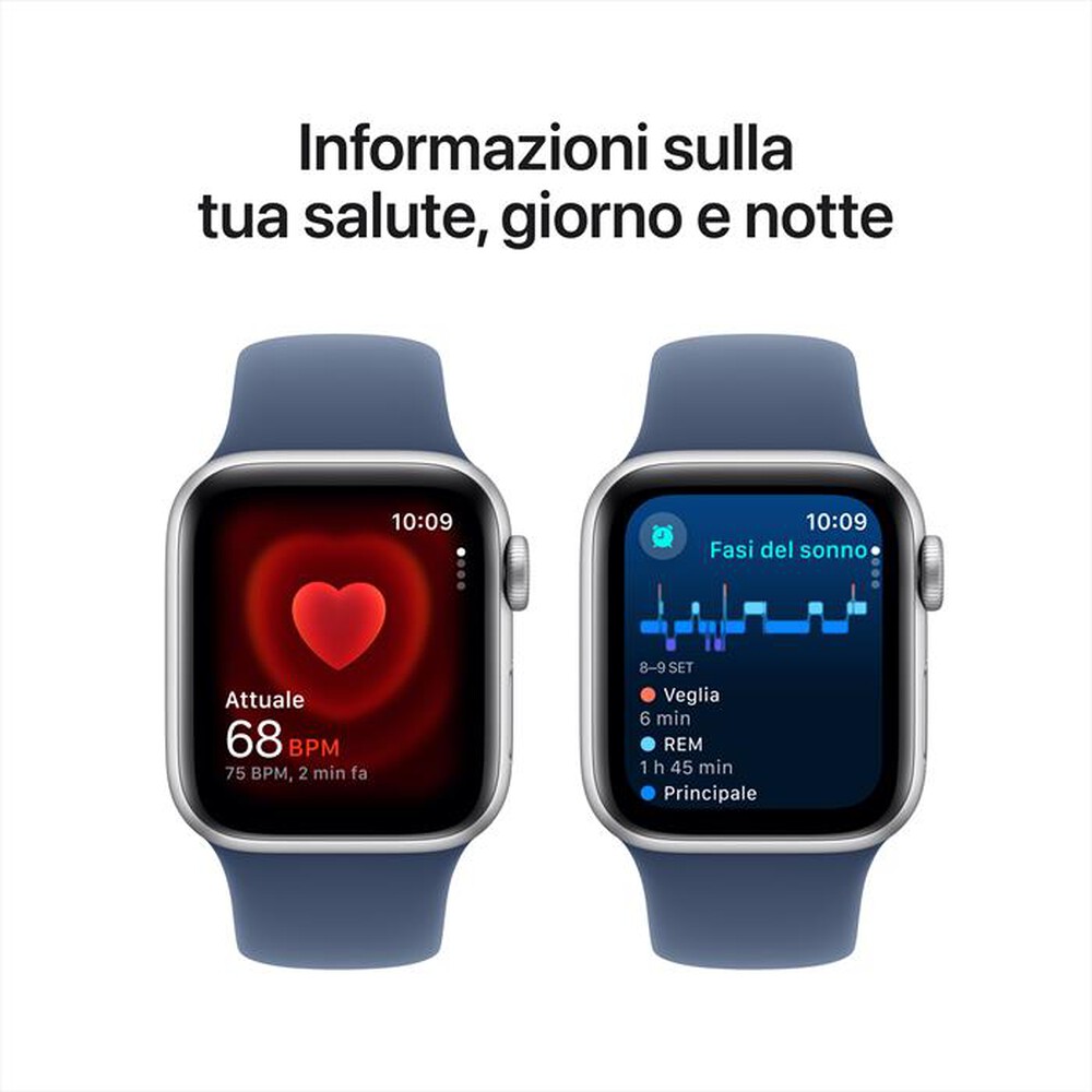Immagine del prodotto APPLE - Watch SE GPS + Cellular 40mm Cassa Alluminio-Argento Sport Band Denim - S/M