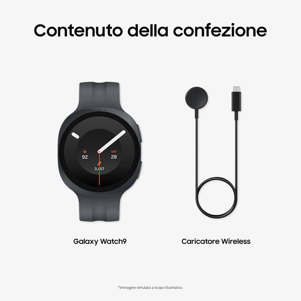 Immagine del prodotto SAMSUNG - Galaxy Watch9 40mm BT, 2+32GB-Graphite